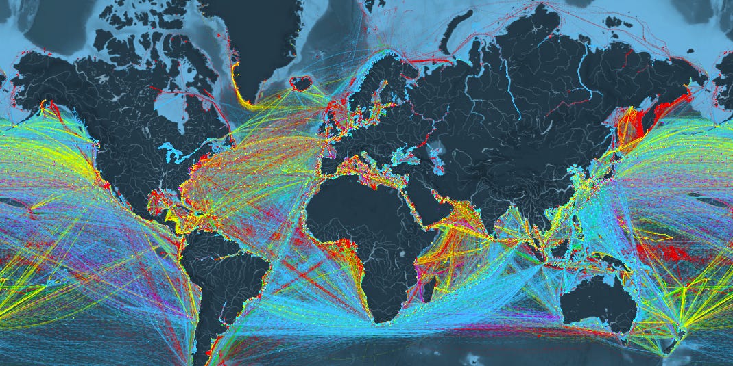 Global Shipping Routes